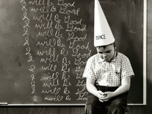 Dunce who didn't get a student discount