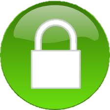 padlock green transparent