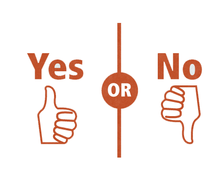 Image result for yes/no