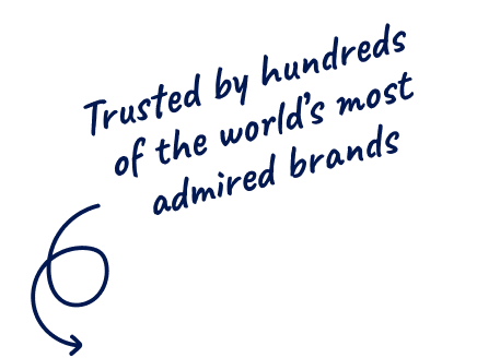 Trusted by hundreds of the world's most admired brands