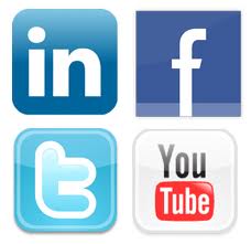 social media icons: LinkedIn, Facebook, Twitter, YouTube