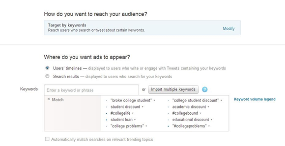 Twitter asks “who do you want torch your audience?”