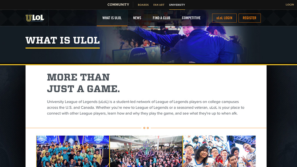 University of League of Legends Screen Capture