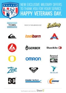 Honoring our Veterans: Businesses Get Exclusive to Give Back with SheerID