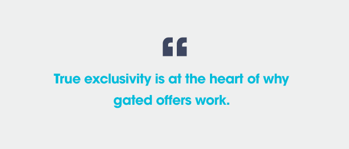 SEOpage_stat_quote1 True exclusivity is at the heart of why gated offers work quote