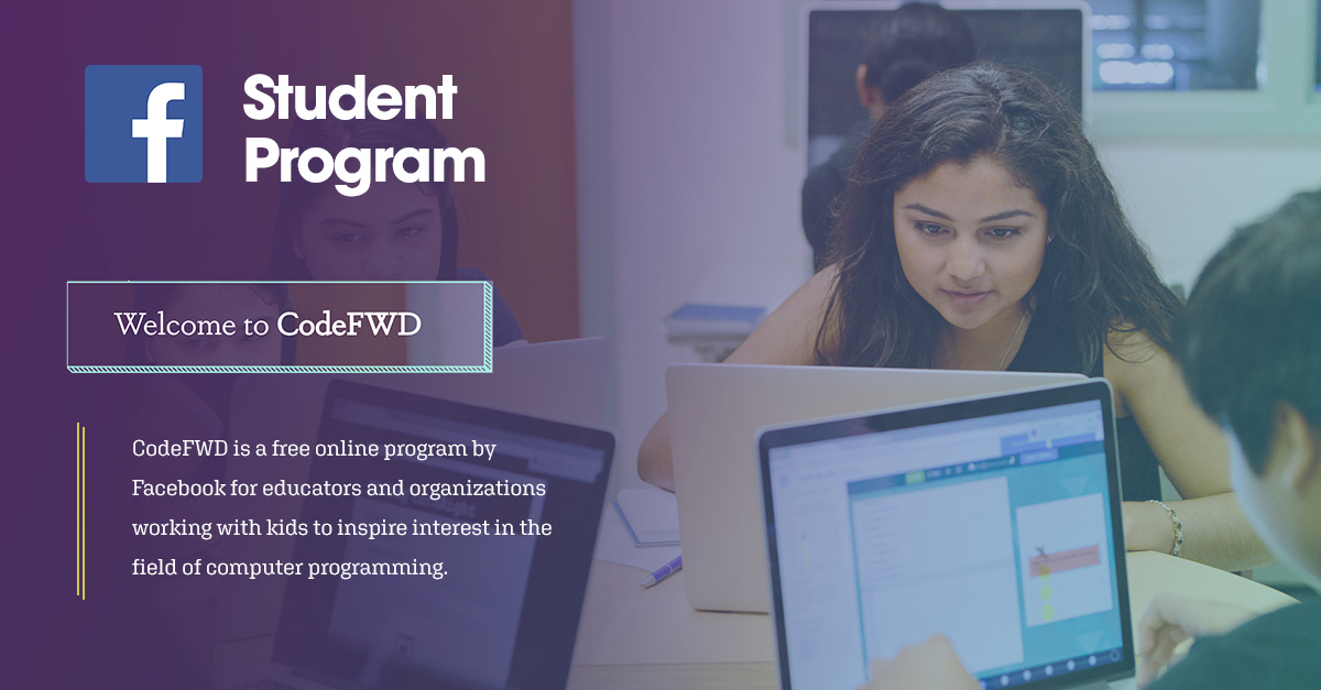 Facebook uses digital verification to implement CodeFWD, a program that introduces underserved youth to computer programming.