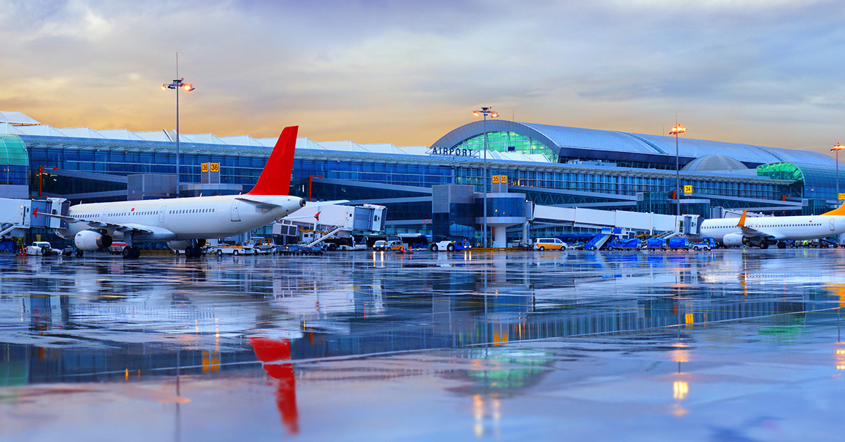 The view of an airport from the tarmac. Travel brands that provide the military with exclusive offers boost customer acquisition.