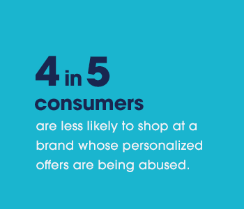 4in5consumers copy 4 in 5 consumers are less likely to shop at a brand whose personalized offers are being abused.