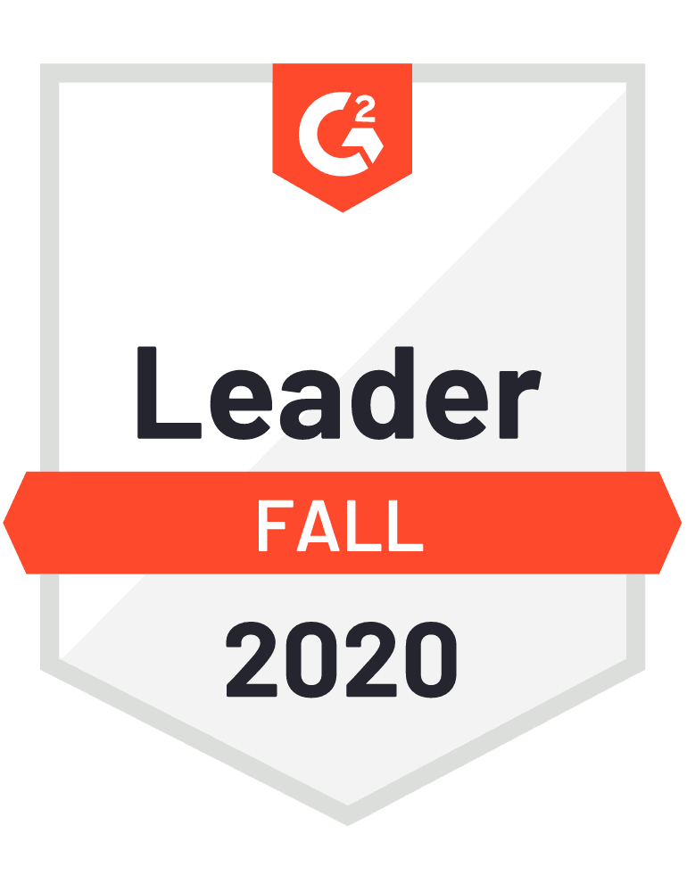 G2 Leader Fall 2020 medal from SheerID