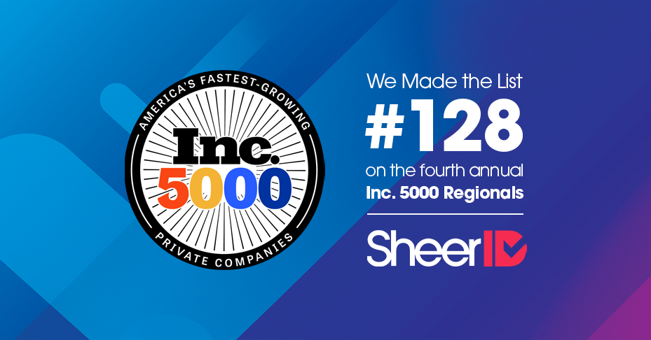 SheerID makes the list of Inc. 5000 Regional Fastest Growing Private Companies 