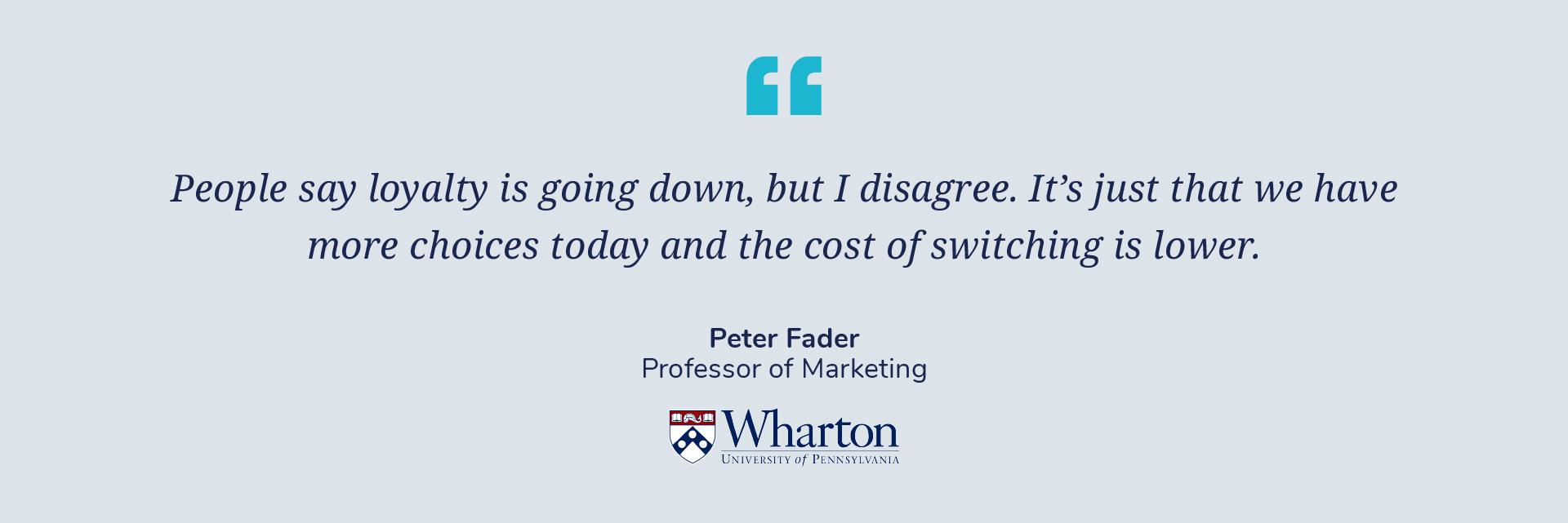 Peter Fader quote 1