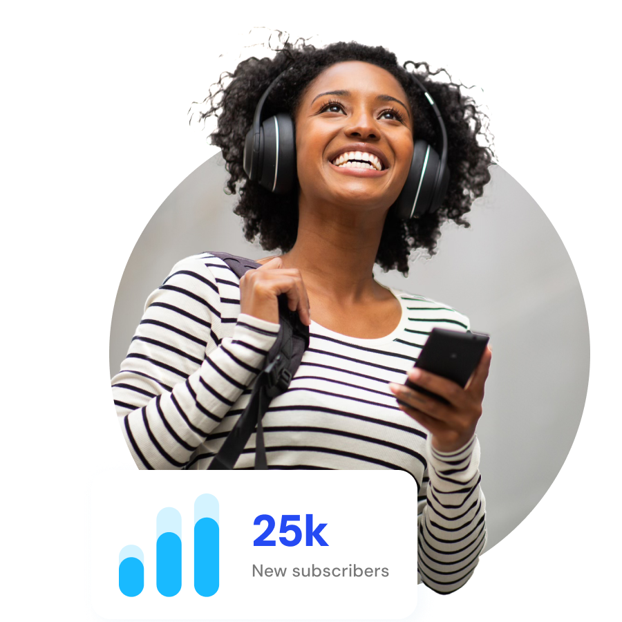 25K new subscribers.